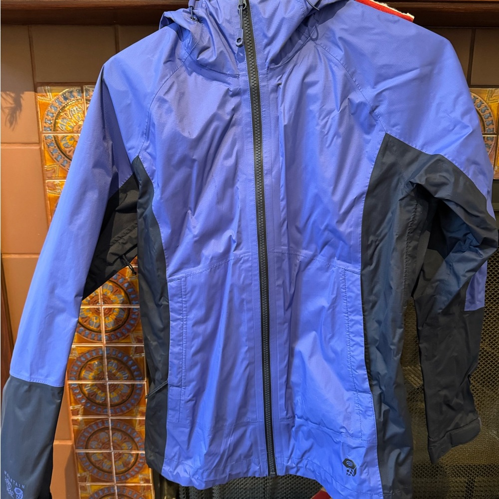 Mountain Hardware Women's Blue and Black Jacket
